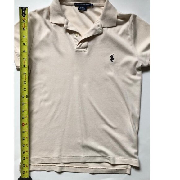 Ralph Lauren Sport, Size Large, Slim fit, short sleeve, polo shirt, Color: Cream - Picture 6 of 6